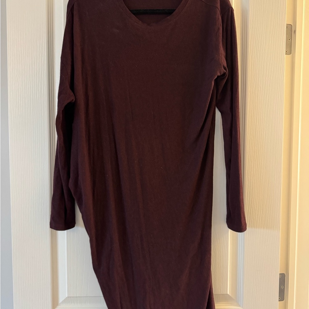 Kit & Ace Burgundy Long Sleeve Dress